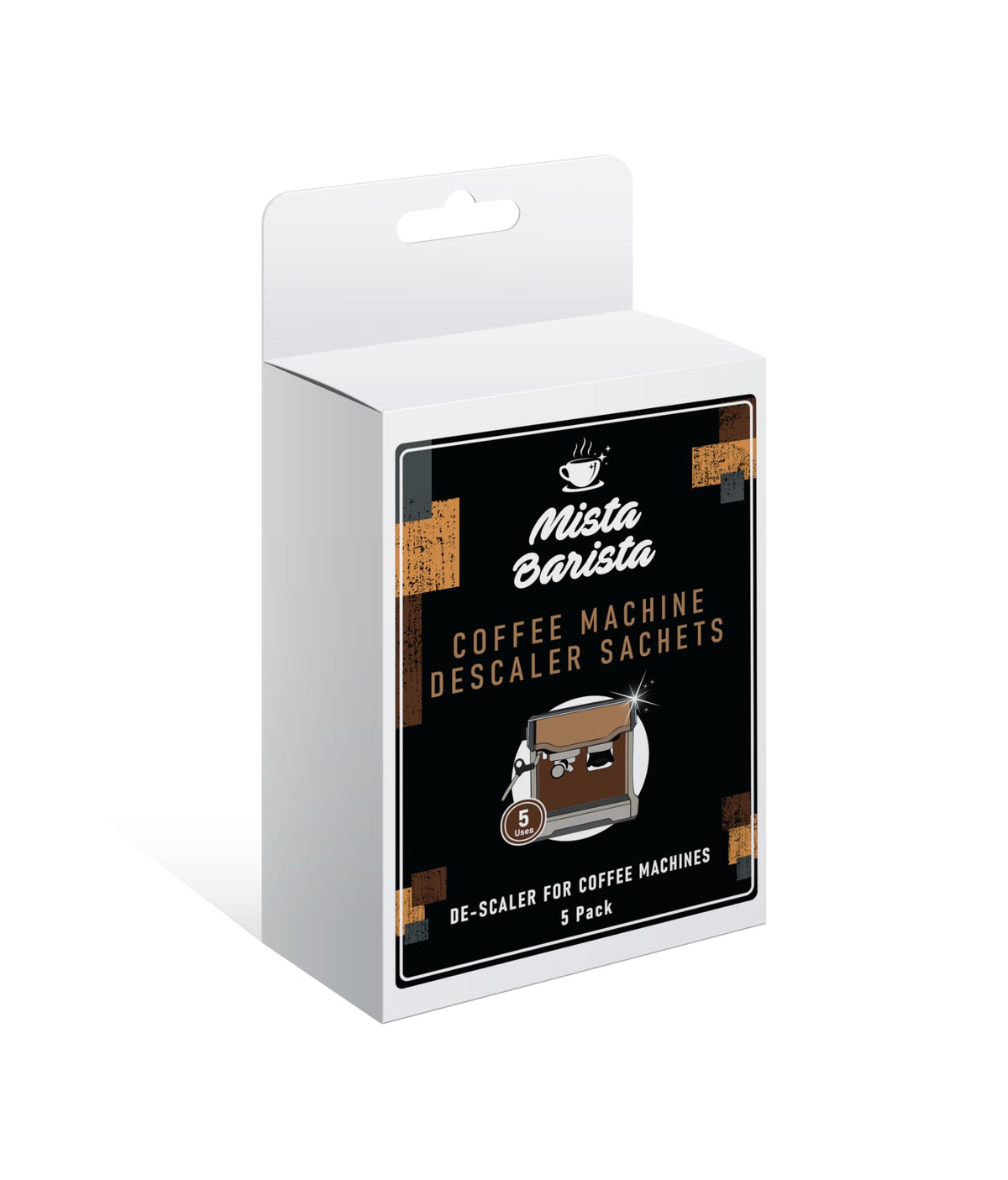 Mista Barista Coffee Machine Descaler Sachets - 5 x 50g | Eco-Conscious Formula | Citric Acid Based