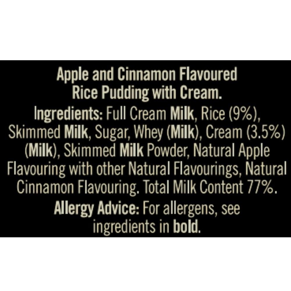 Ambrosia Deluxe Apple & Cinnamon Rice Pudding Pots - Pack of 16 x 110g 7