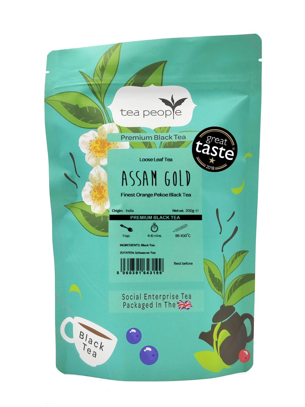 Tea People Assam Gold Loose Leaf Black Tea - 250g 1