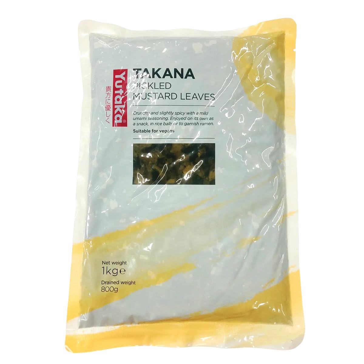 Yutaka Japanese Pickled Mustard Leaf - Savoury & Crunchy | 1 kg