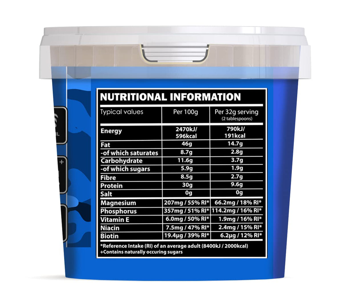 Blaze Nutrition Smooth Peanut Butter - 30% Protein | 1kg | 100% Roasted Peanuts