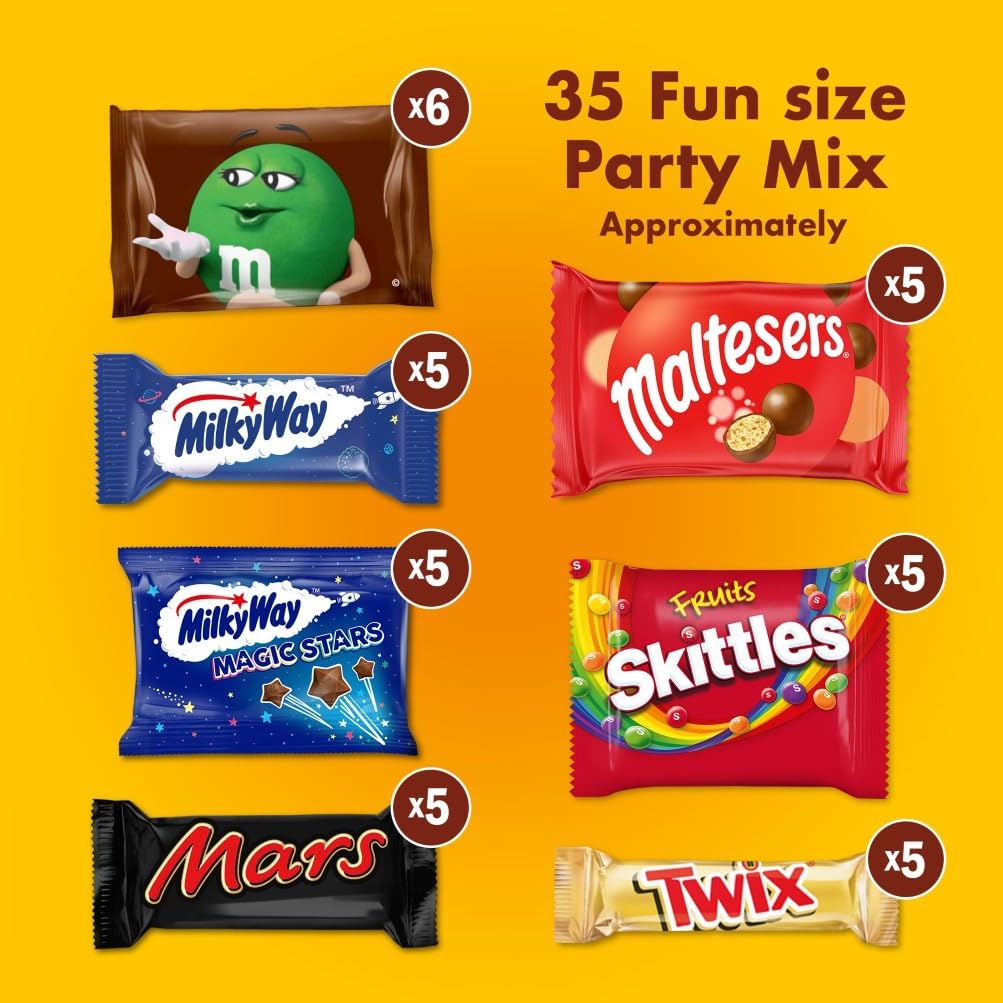 Mars Variety Pack - 30 Fun Size Chocolate & Sweet Bags | 540g 4