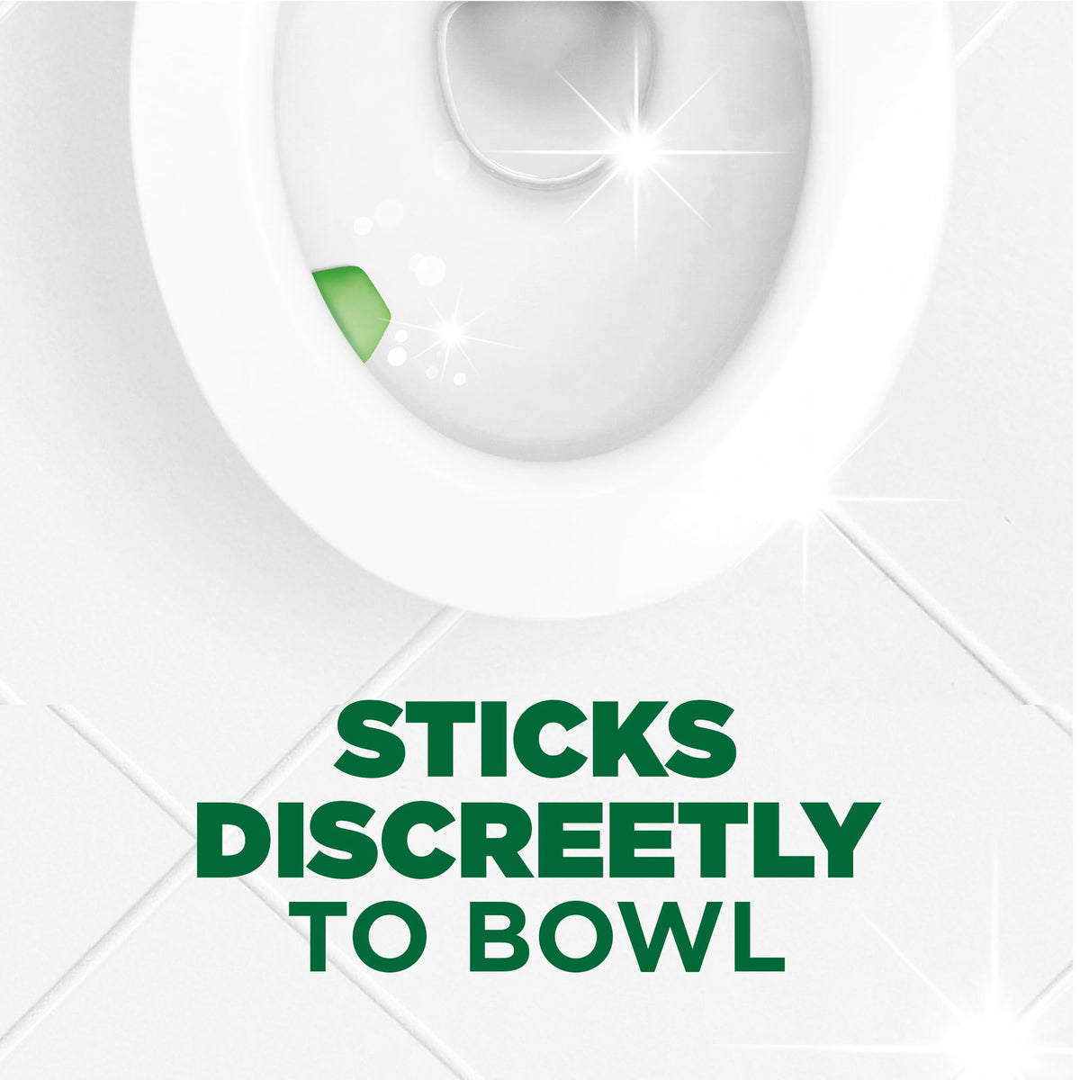 Harpic Hygienic Fresh Sticker Toilet Block - Long Lasting Fragrance, Pine Scent, Pack of 4 8
