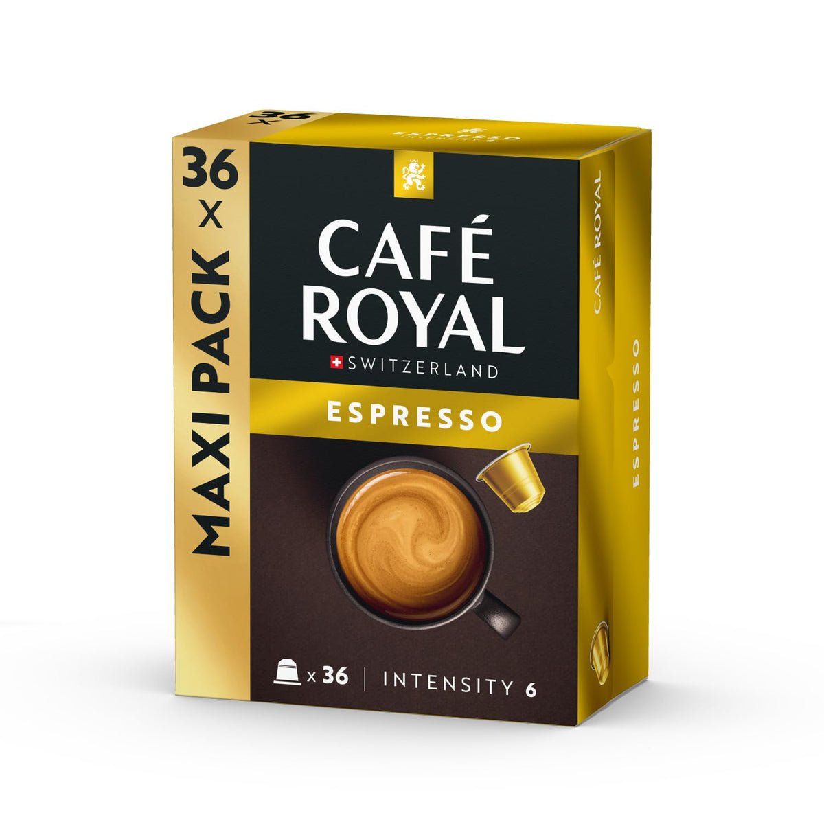 Café Royal Espresso - 36 Nespresso Compatible Capsules | Medium Roast | Intensity 6 1