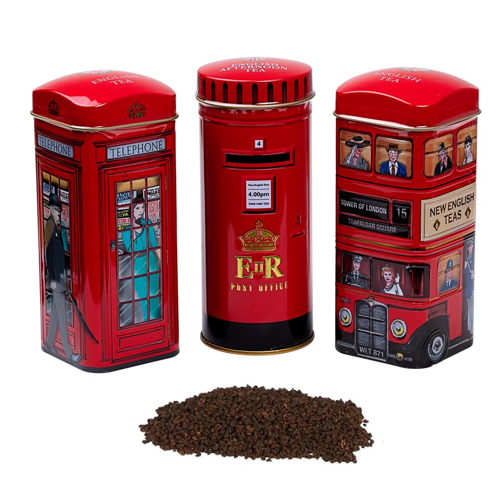New English Teas English Icon Tea Tins Gift Set - 2 Pack 2