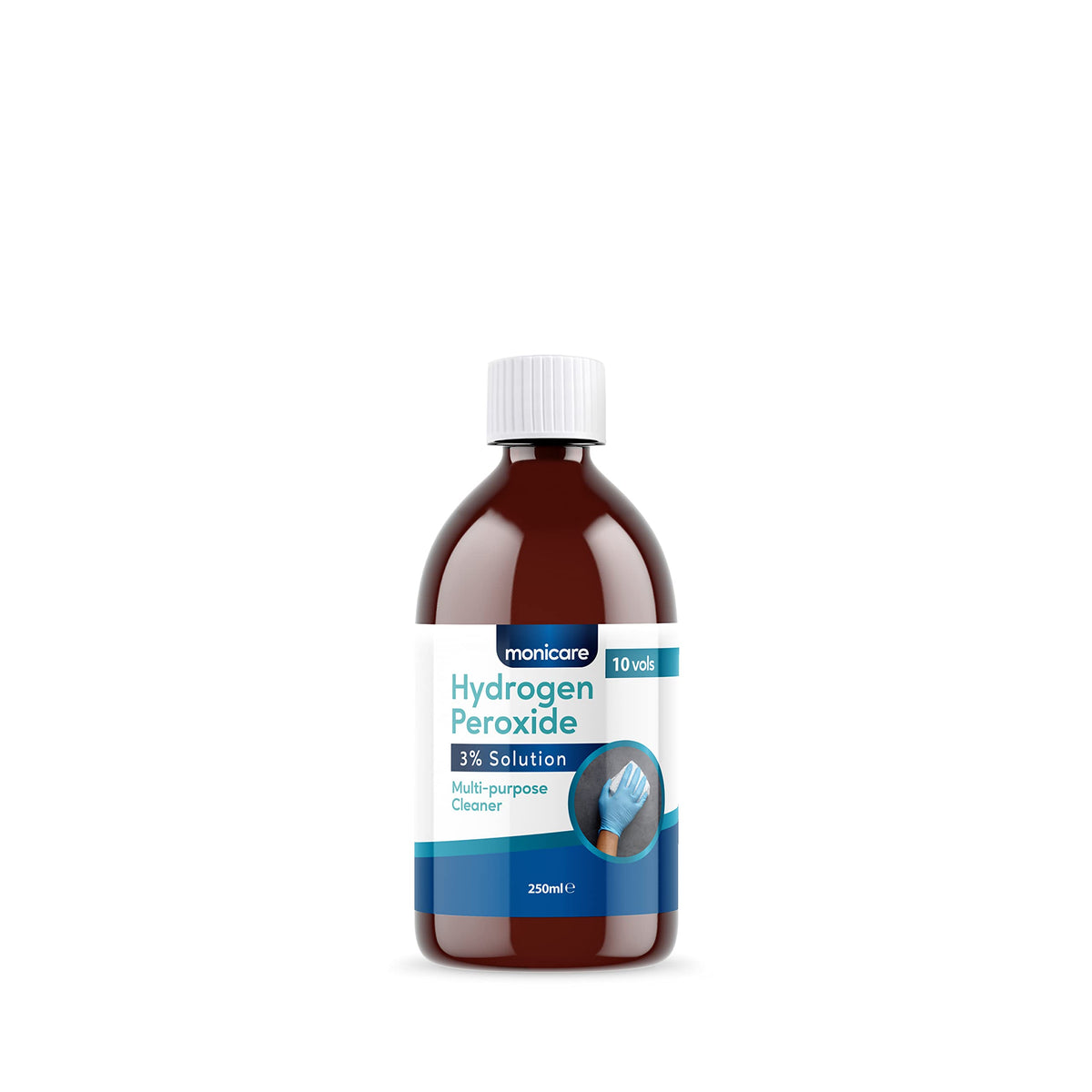 Monicare Hydrogen Peroxide 3% - 250ml All-Purpose Cleaner | Disinfectant | Stain Remover
