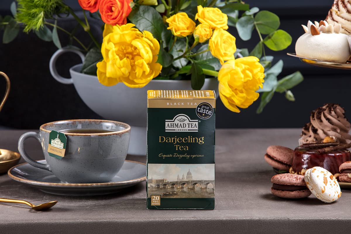Ahmad Tea Darjeeling Black Tea - 100 Teabags (20 Teabags x 5 Packs) 2