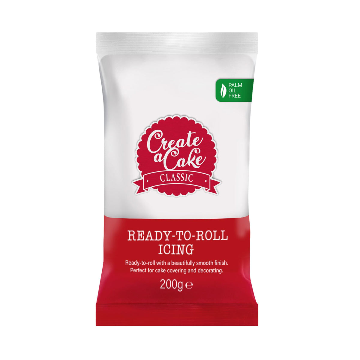 Create A Cake White Ready to Roll Fondant Icing - 1.6kg | Palm Free | Easy to Use 3