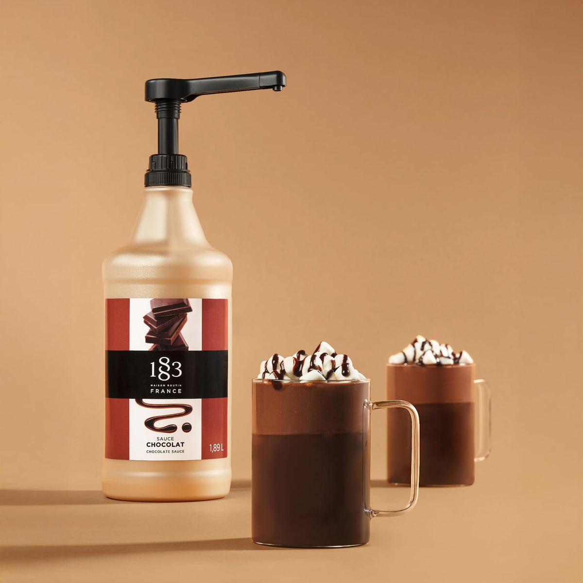 1883 Maison Routin Chocolate Sauce - Rich Cocoa Blend, 500ml Squeeze Bottle (Pack of 2) 7