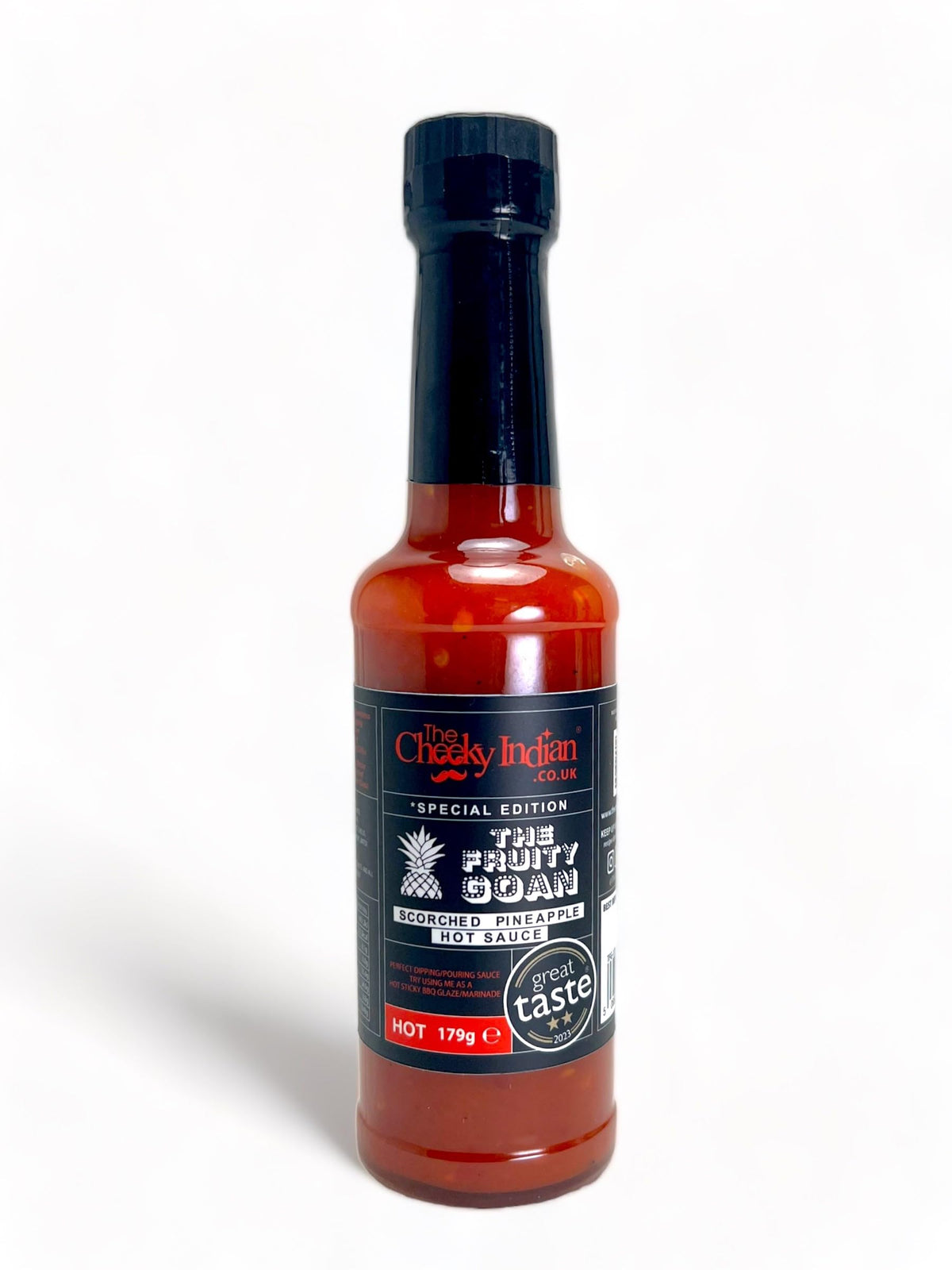 THE CHEEKY INDIAN Fruity Goan Hot Sauce - Scorched Pineapple & Scotch Bonnet | 179g
