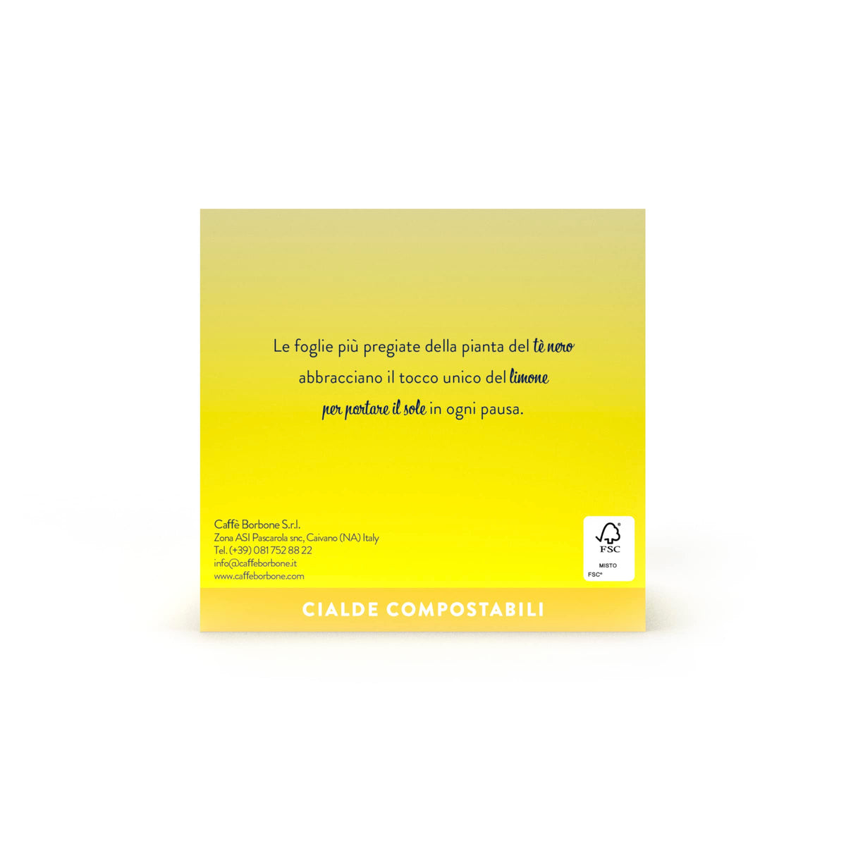 Caffè Borbone Lemon Tea Pods - 72 Count | ESE System Compatible | Black Tea & Lemon Peel 6