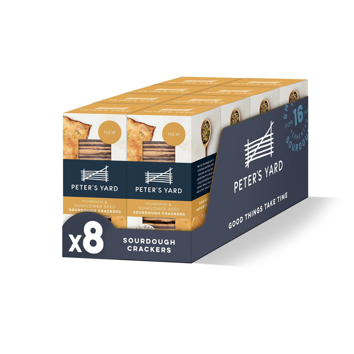 Peter's Yard Sourdough Crackers - Pumpkin & Sunflower Seed Multigrain | 105g