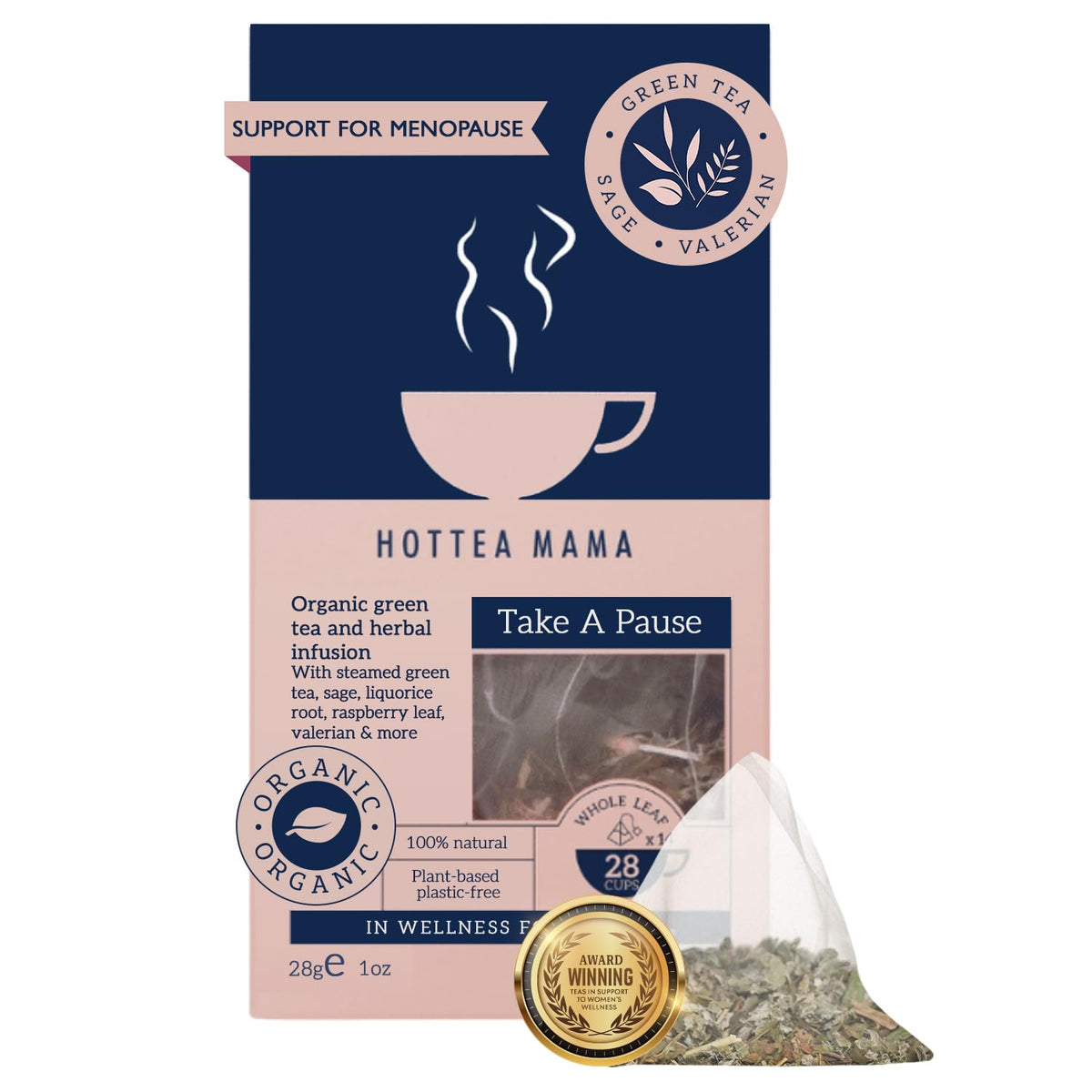 HOTTEA MAMA Menopause Support Herbal Tea - 15 Count