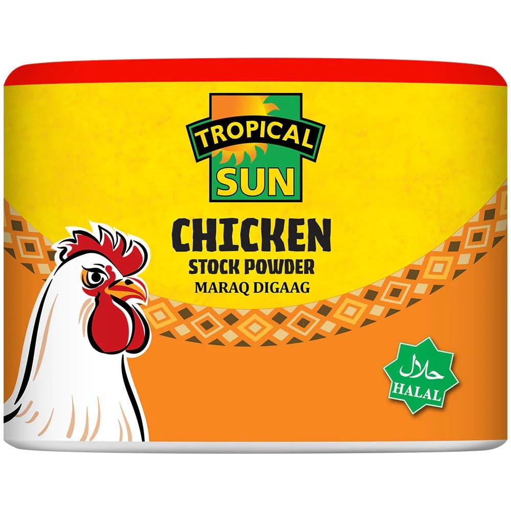 Tropical Sun Chicken Stock Powder - Halal, 200g Pack of 6