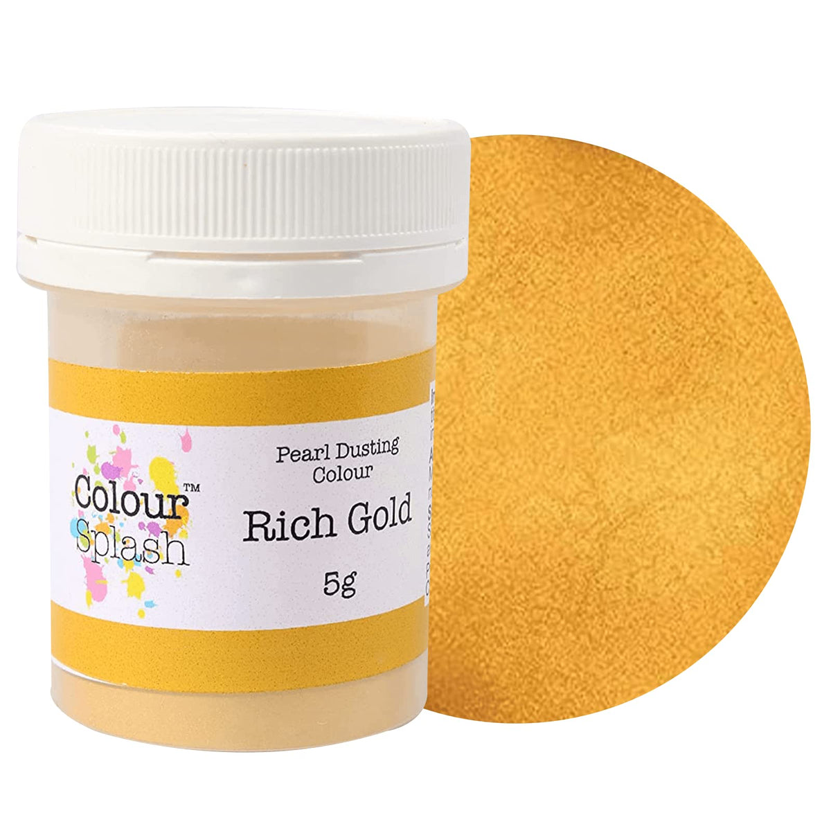 Colour Splash Pearl Food Colouring Dust - 5g Edible Lustre Powder for Cakes