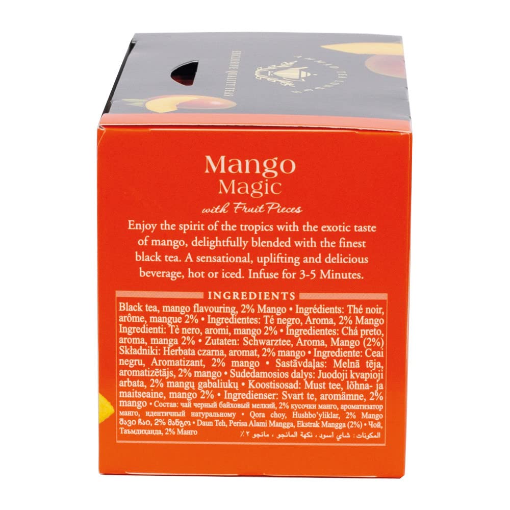 Ahmad Tea Mango Magic Black Tea - 20 Teabags (Pack of 2) 9