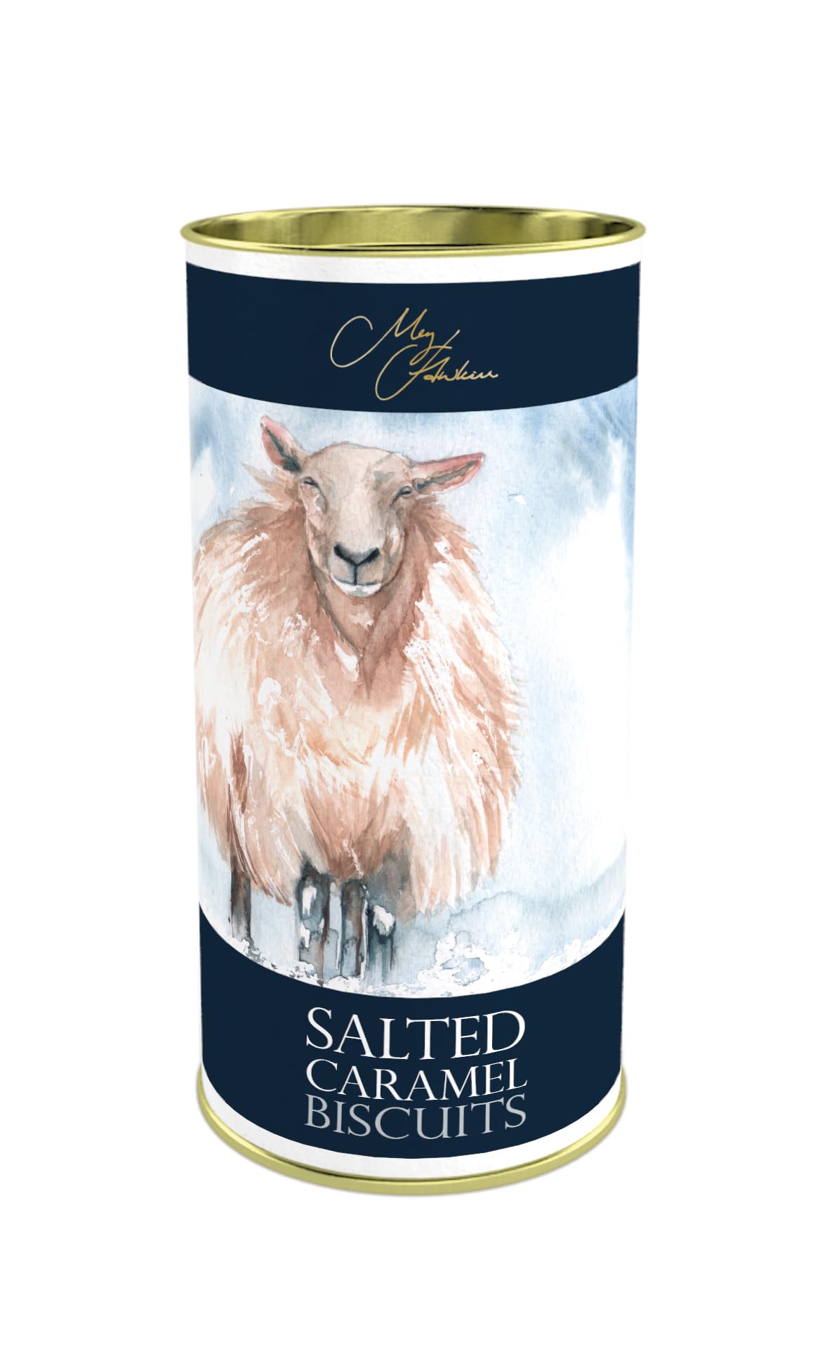Meg Hawkins Salted Caramel Biscuits Drum - 160g