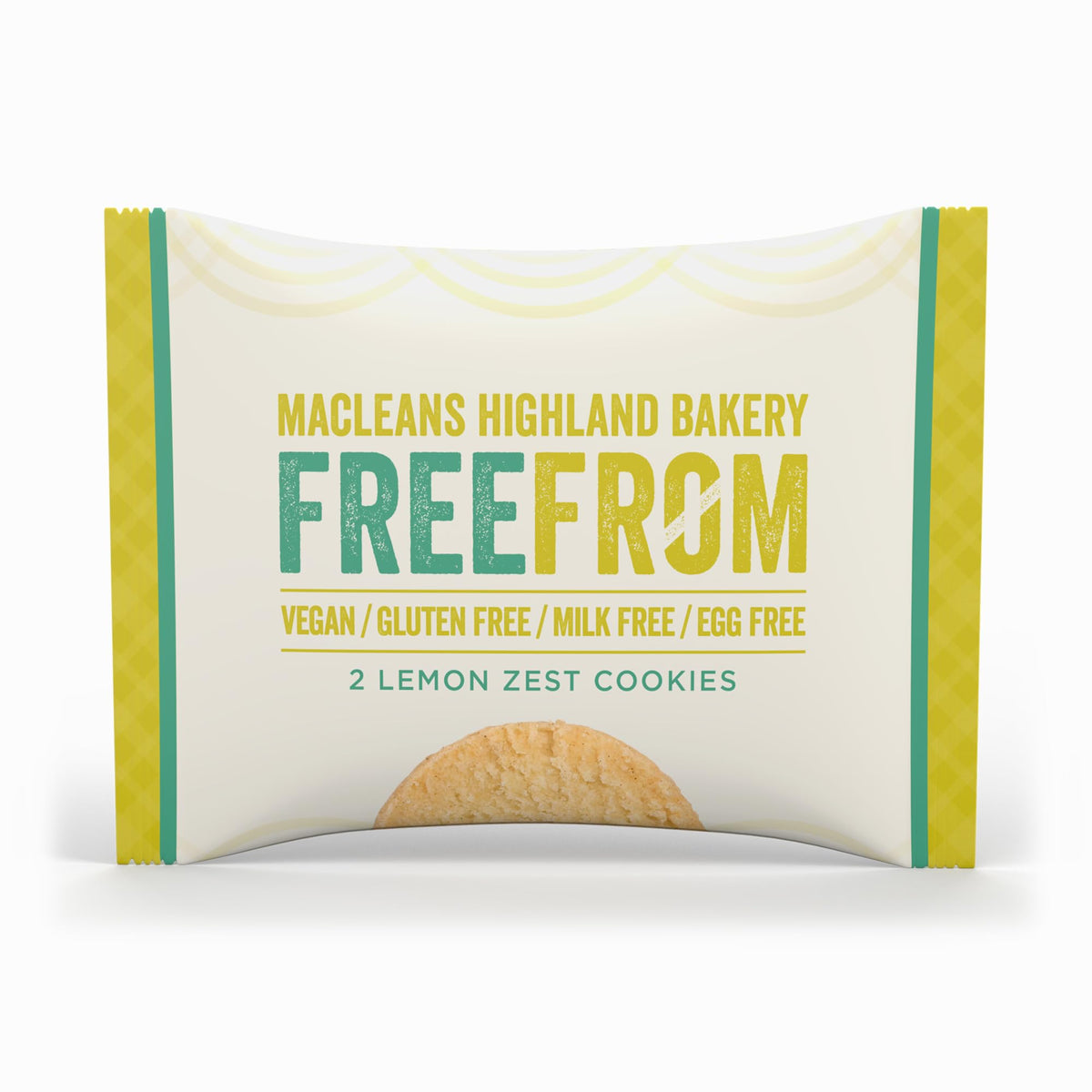Maclean's Highland Bakery Free From Lemon Zest Cookies - Twin Pack, 24 x 30g