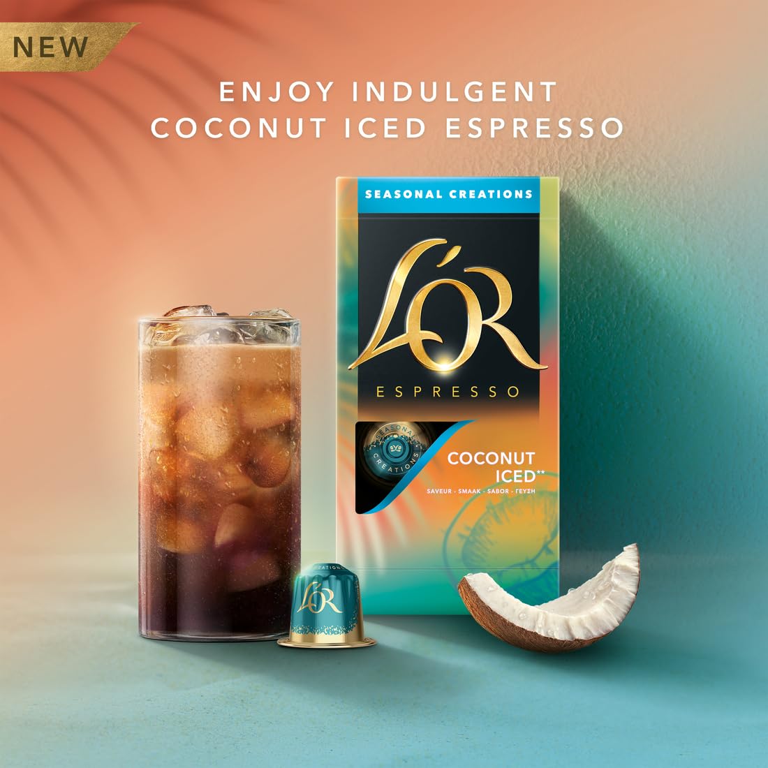 L'OR Espresso Coconut Iced Coffee Pods - Seasonal Limited Edition, Pack of 10 4