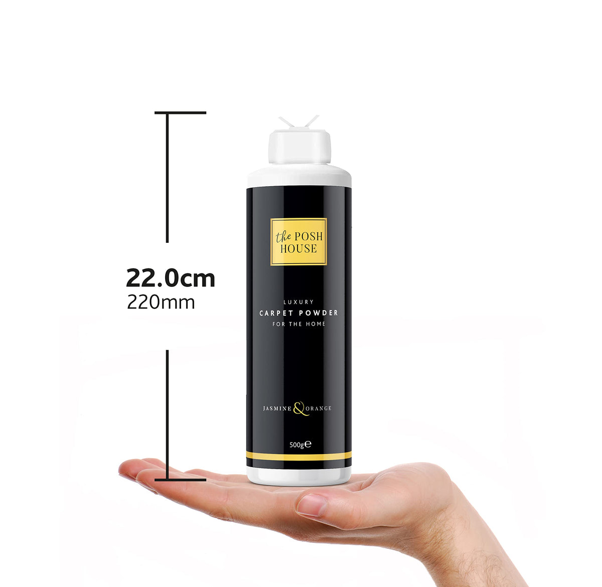 The Posh House Carpet Powder Refresher - Jasmine & Orange Scent | 600g