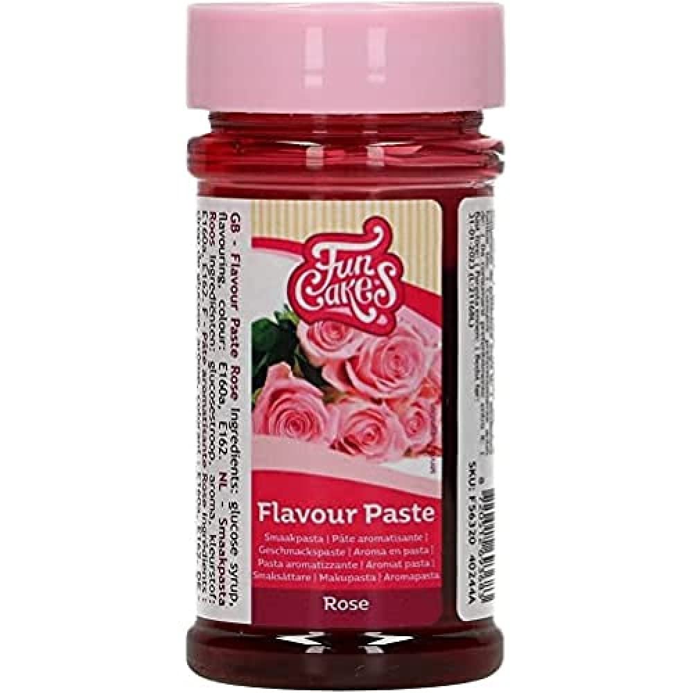 FunCakes Rose Flavour Paste - 100g Natural Food Flavouring for Baking