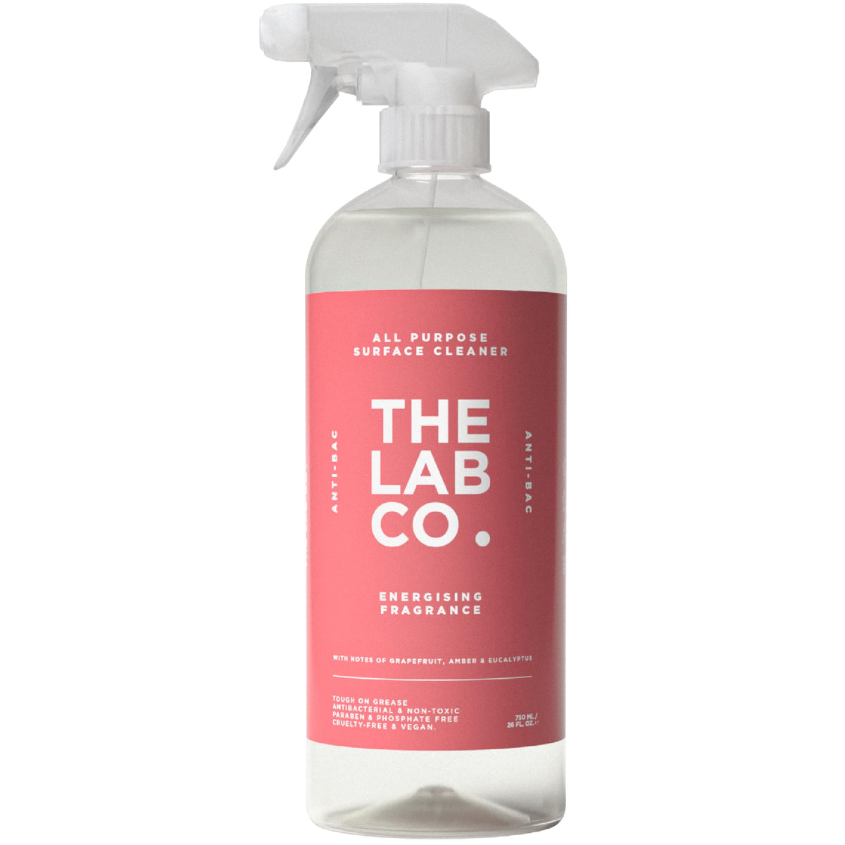 The Lab Co. Antibacterial All Purpose Cleaner - 750ml | Multi Surface, Streak Free, Pet Friendly