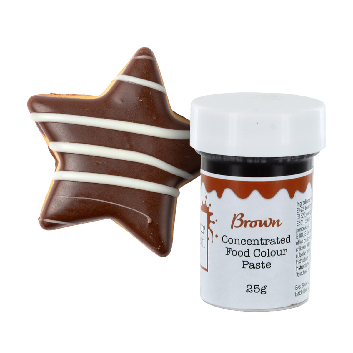 Colour Splash Brown Food Colouring Paste - Concentrated Edible Colour for Baking | 25g 1