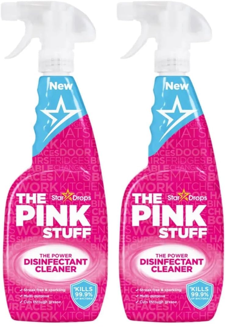 Stardrops The Pink Stuff Disinfectant Cleaner - Kills 99.9% of Bacteria | 750ml (Pack of 2)
