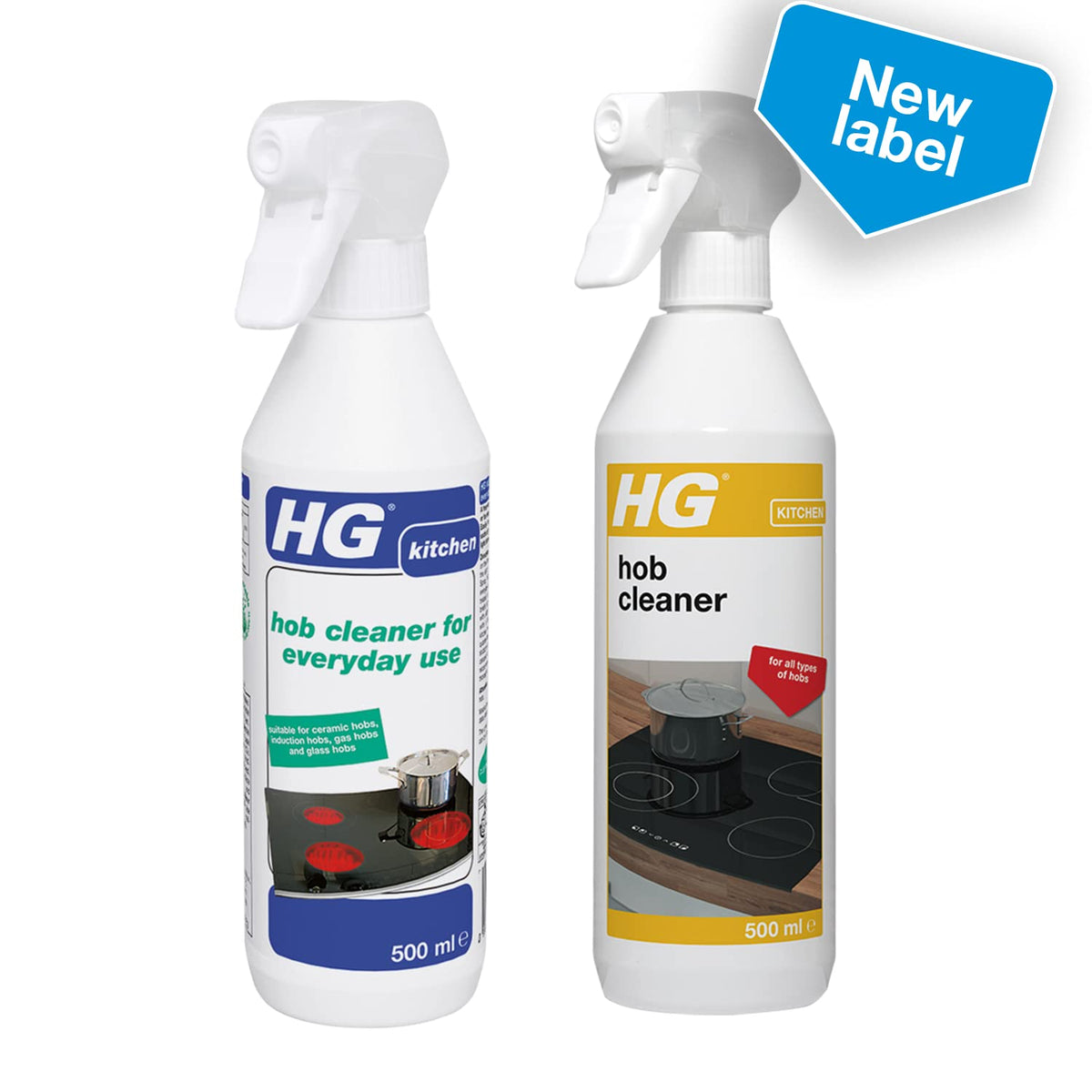 Bake-O-Glide Induction Hob Protector & HG Hob Cleaner - Heat Resistant Silicone | 590 x 520mm | White 6