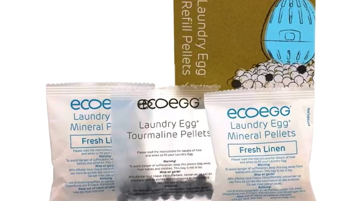 Ecoegg Laundry Egg Refill Pellets - Fresh Linen Scent | 50 Washes Per Pack | Pack of 2 4