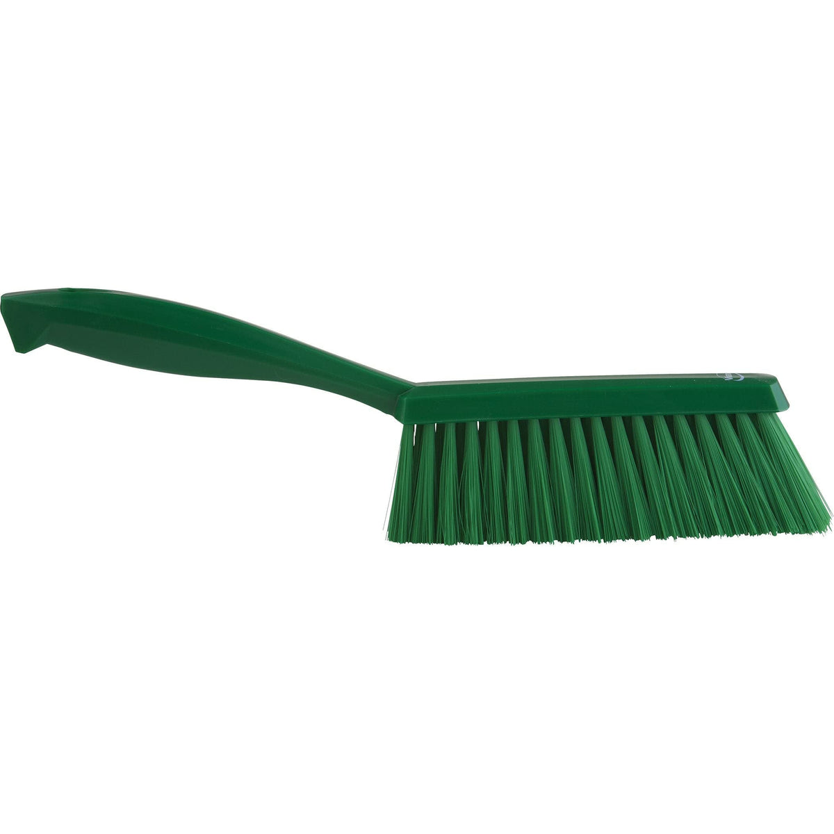 Vikan Bench Brush - Soft Bristle Dustpan Brush for Fine Particles | Green | Polypropylene 2
