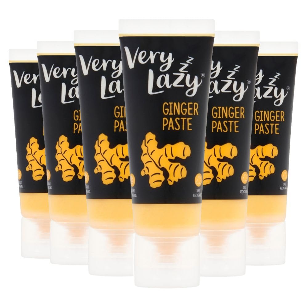 Very Lazy Ginger Paste - 75g Tube (Pack of 6) 1