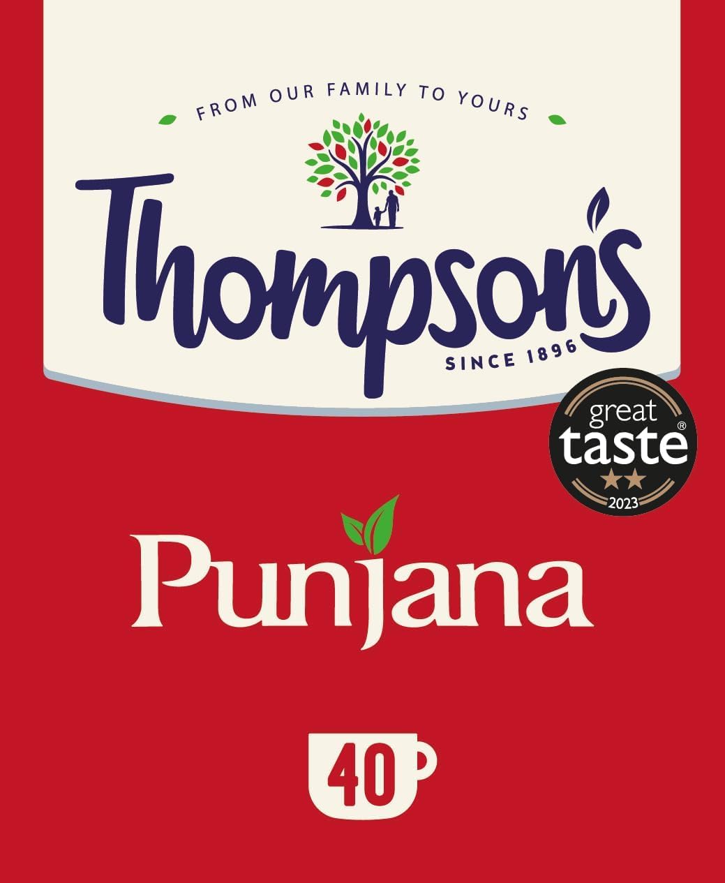 Thompson's Punjana Black Tea - Smooth & Refreshing | 480 Bags | 2kg