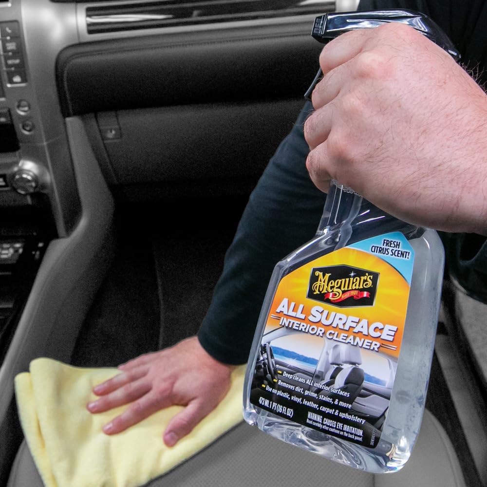 Meguiar's All Surface Interior Cleaner - 473 ml | Deep Cleaning | Fresh Citrus Scent 7