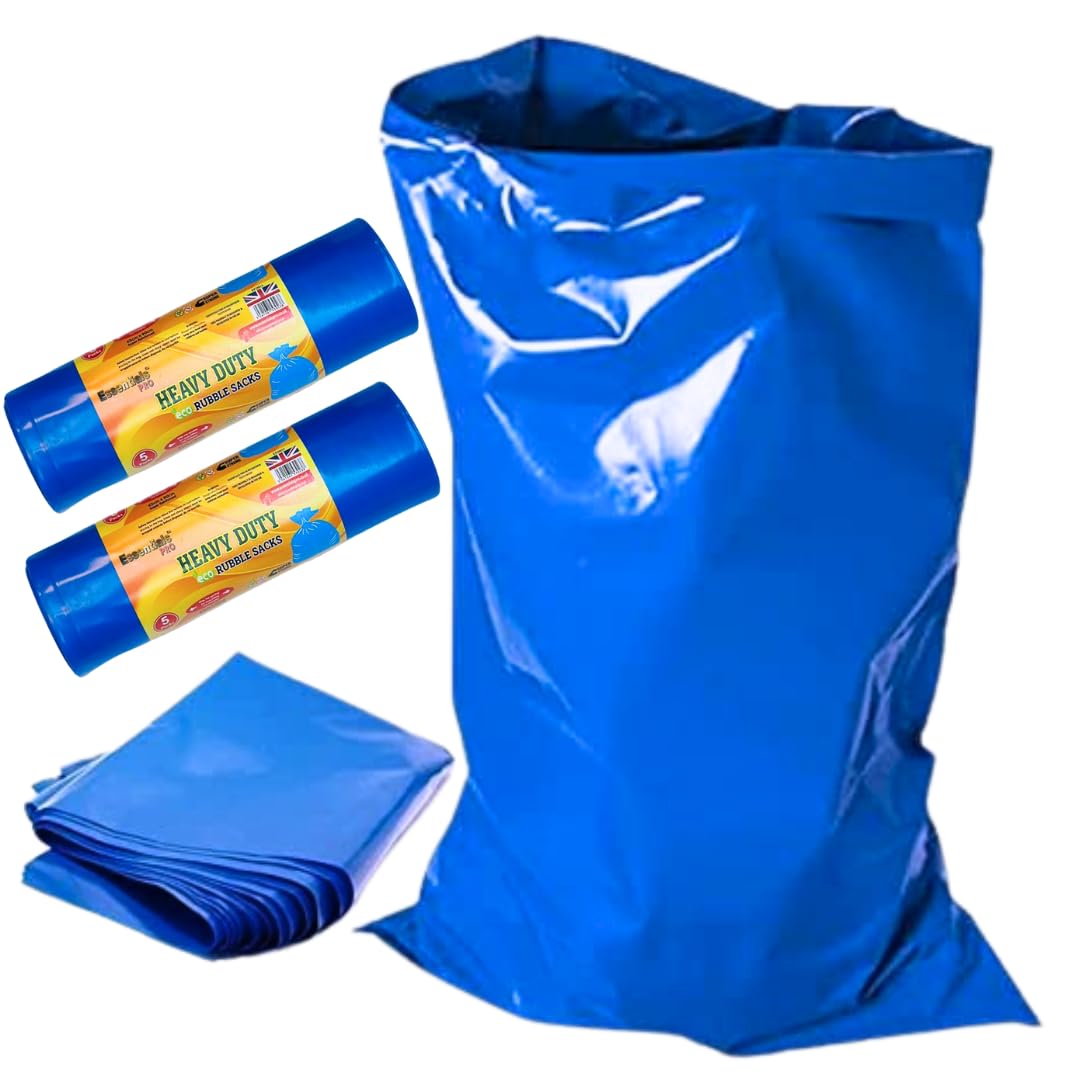 HomeSmith Heavy Duty Rubble Sacks - Extra Strong | 62cm x 82cm | Pack of 10
