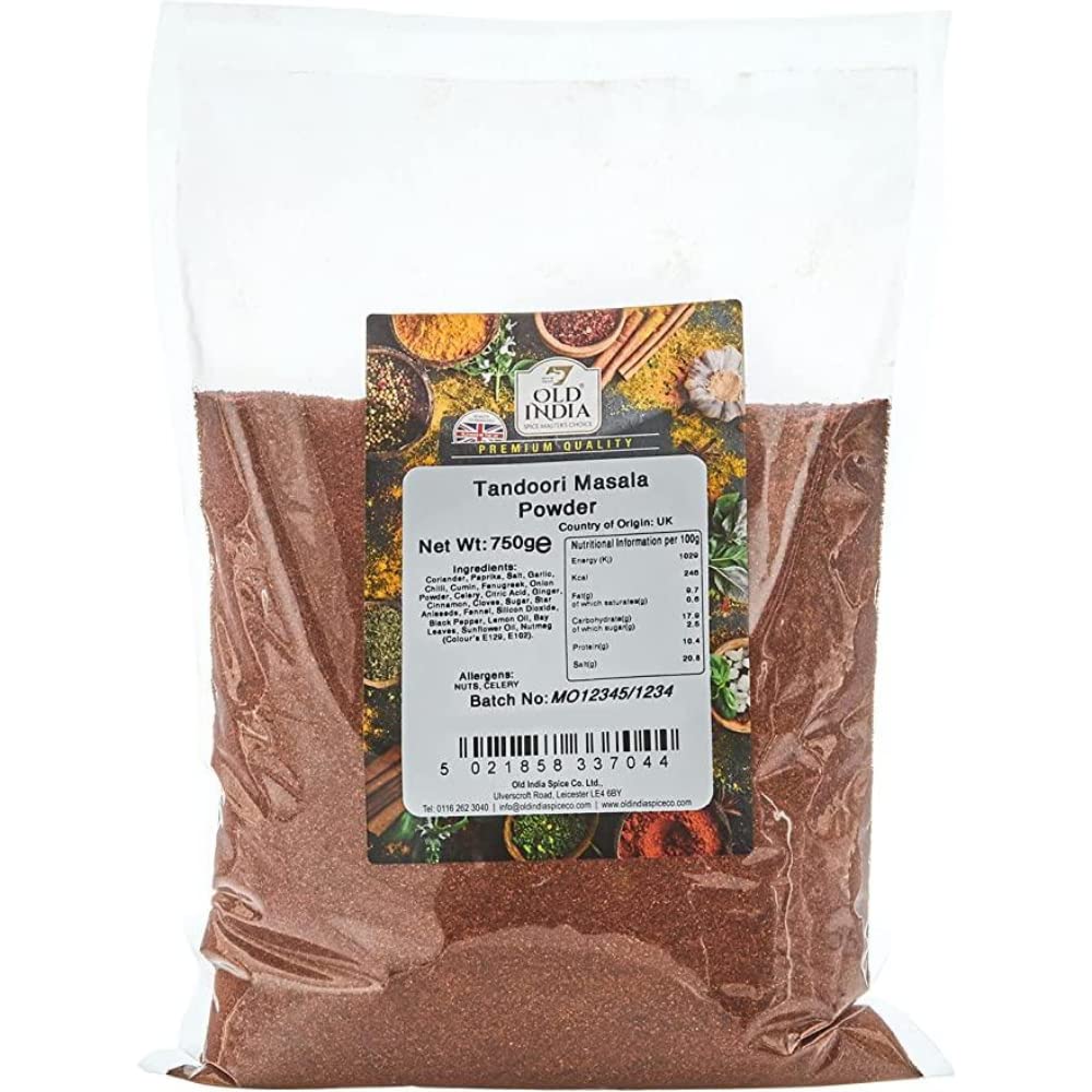 Old India Tandoori Masala Powder - 100% Natural, Additive-Free | 250g 1