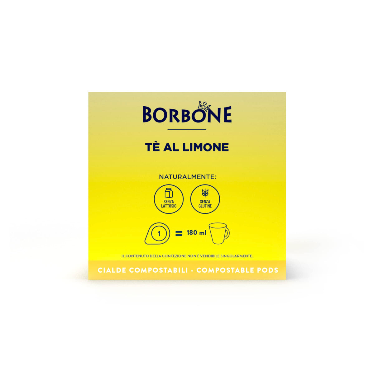 Caffè Borbone Lemon Tea Pods - 72 Count | ESE System Compatible | Black Tea & Lemon Peel 5