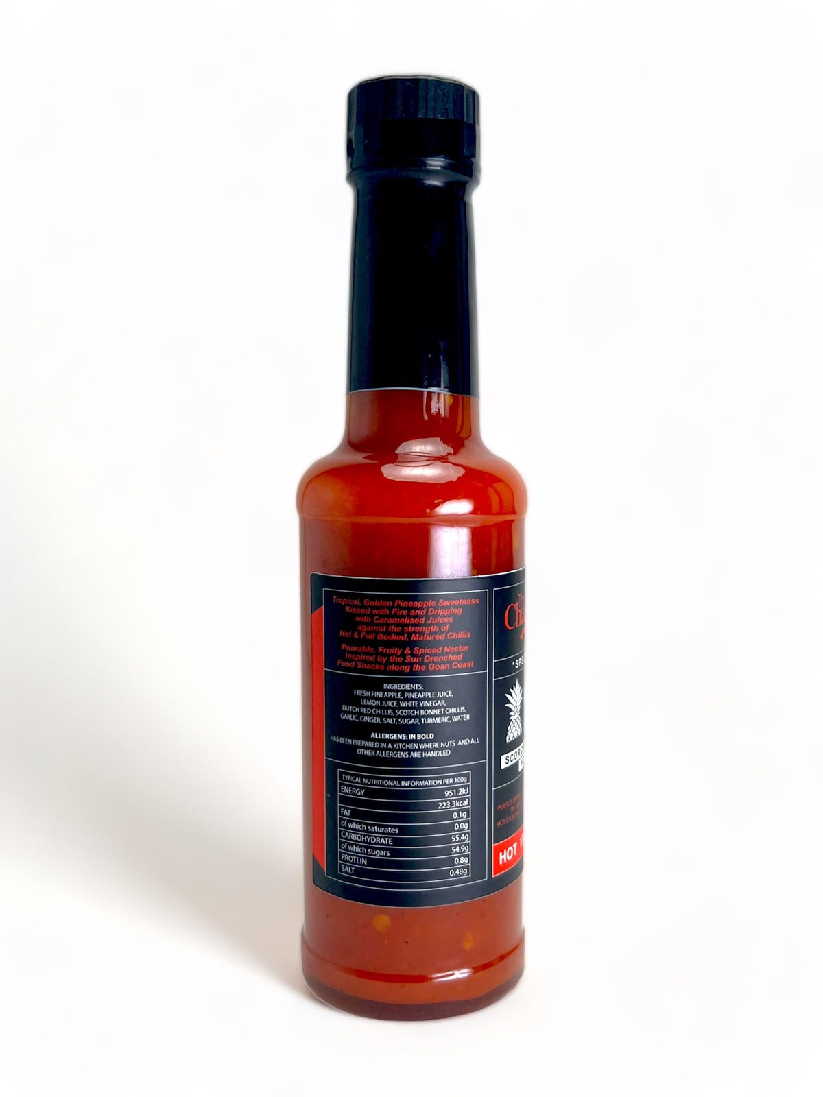 THE CHEEKY INDIAN Fruity Goan Hot Sauce - Scorched Pineapple & Scotch Bonnet | 179g