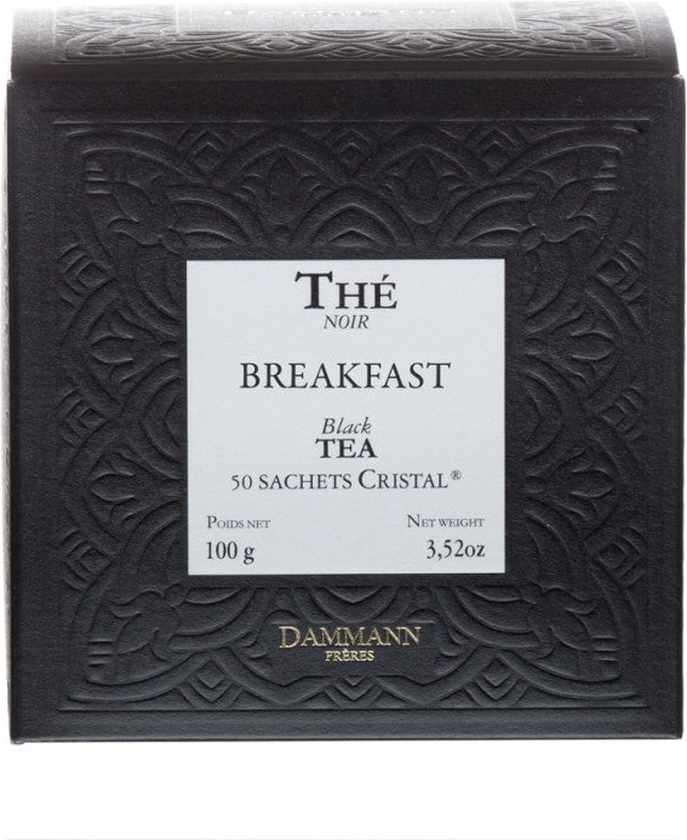 Dammann Frères Breakfast Tea - Blend of Ceylon Darjeeling & Assam, 50 Teabags 1