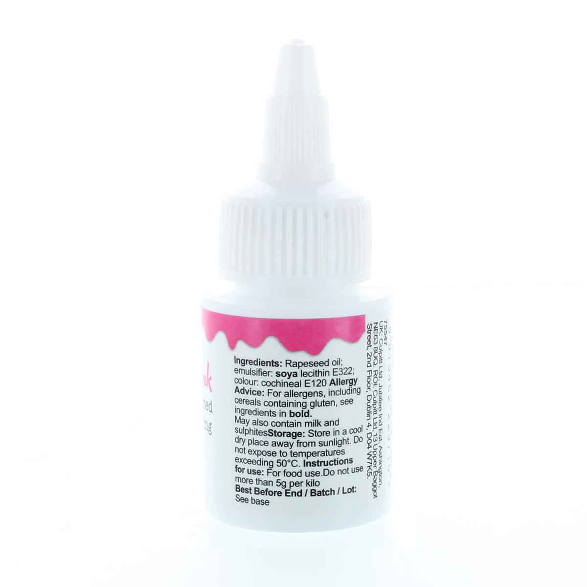 Colour Splash Oil Based Food Colouring - Hot Pink | Edible, Vibrant, For Baking - 30ml 6