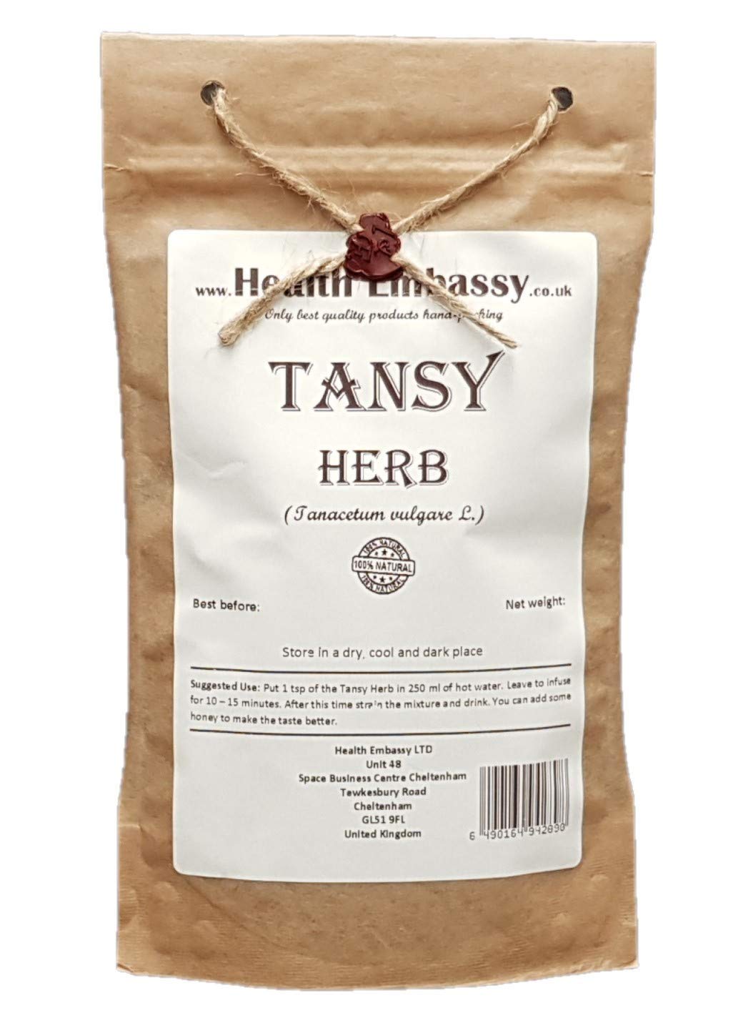 Health Embassy Tansy Herb - 100 g | Dried Herbal Tea | Immune Support 1