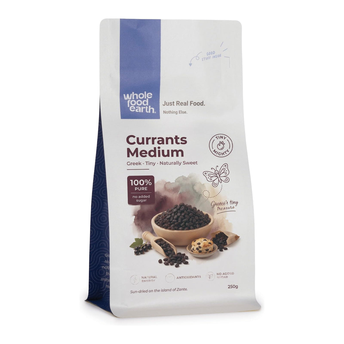Wholefood Earth Medium Currants - 250g | Source of Fibre | GMO Free 1