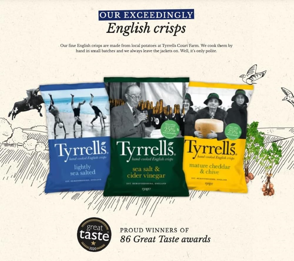 Tyrrells Sweet Chilli & Red Pepper Crisps - 150g Bag 3