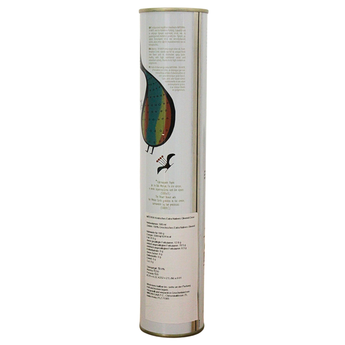 MITERRA Cretan Extra Virgin Olive Oil - Cold-Pressed Koroneiki Olives | 500ml