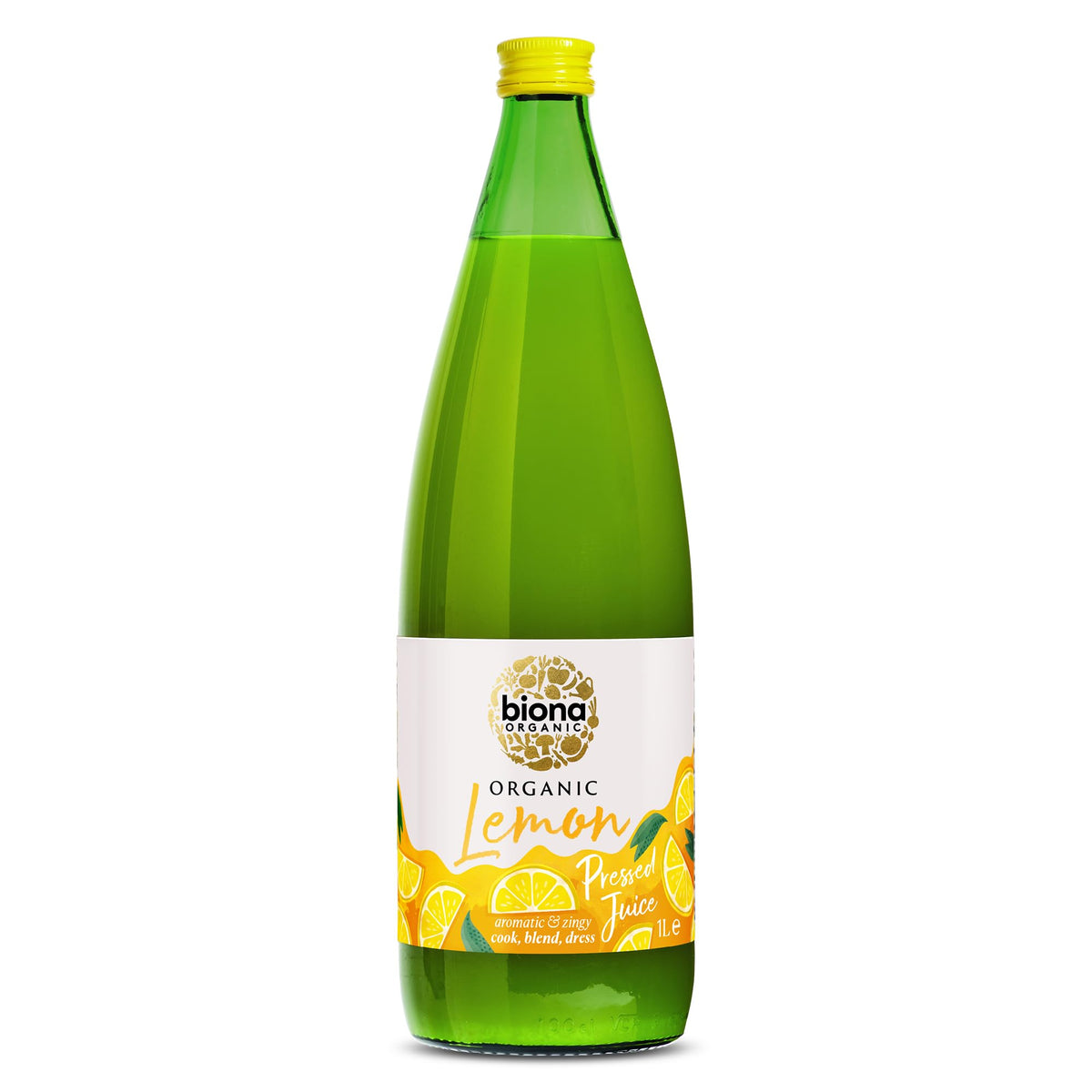 Biona Organic Lemon Juice - 100% Pure Pressed, Not From Concentrate | 1 Litre 1