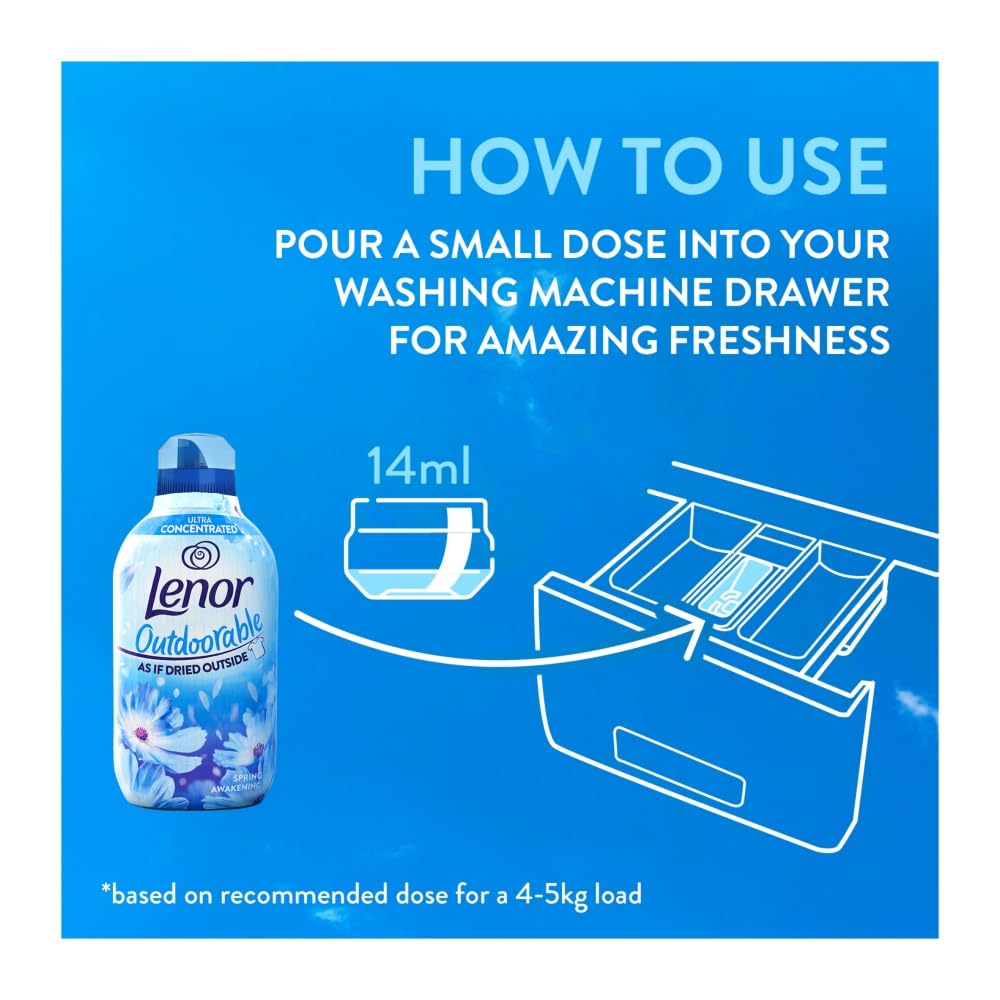 Lenor Outdoorable Fabric Conditioner Spring Awakening - 55 Washes, 770ml 4