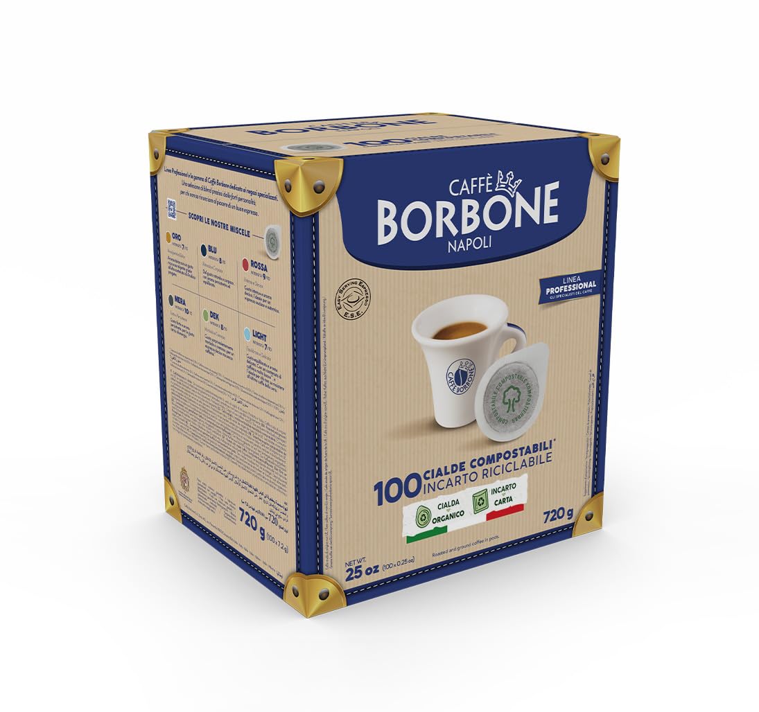 Caffè Borbone Black Blend Compostable Espresso Pods - 100 Count | ESE System Compatible | Intense Flavor 5
