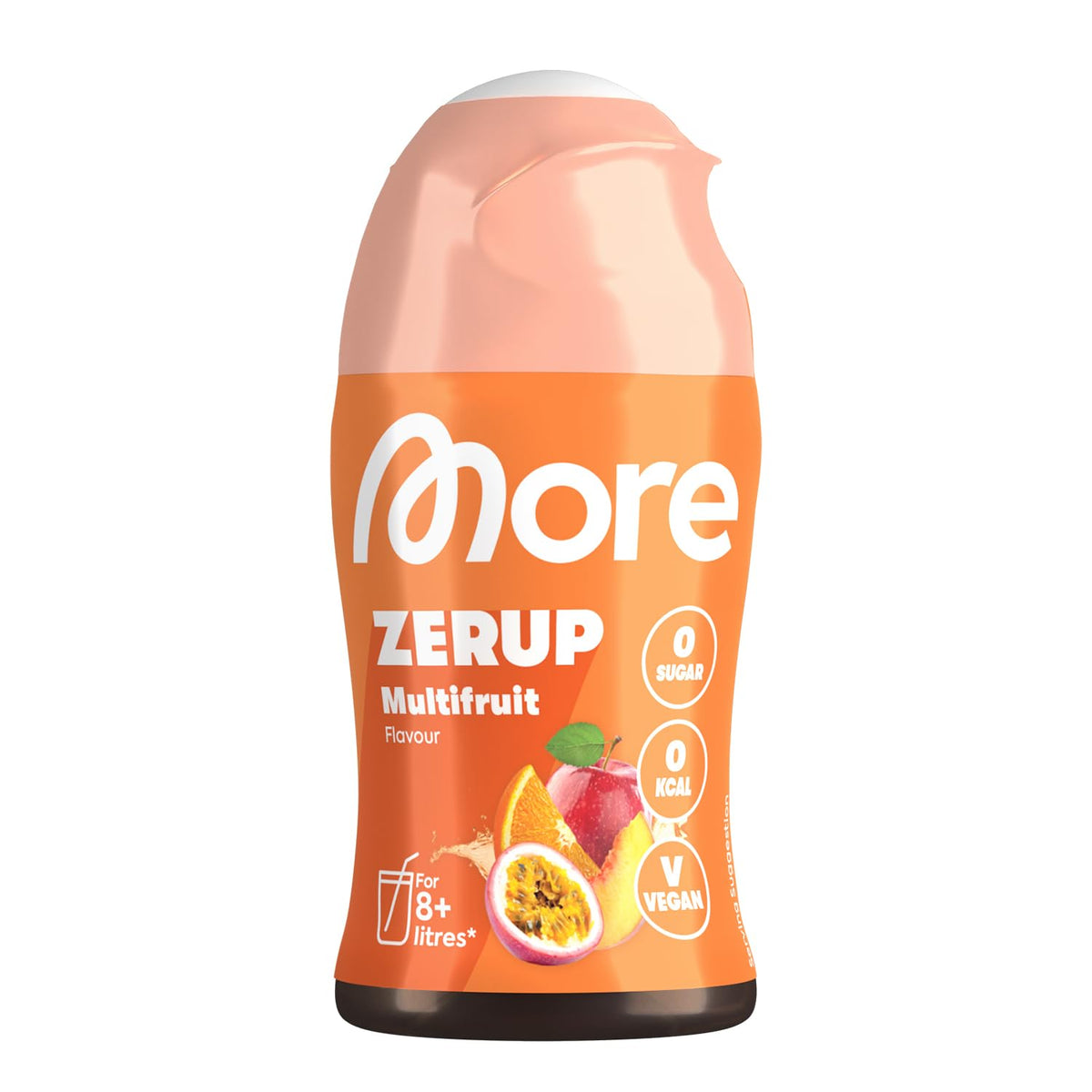 MORE NUTRITION Zerup Multifruit Syrup - Sugar-Free | 65 ml | Vegan 1
