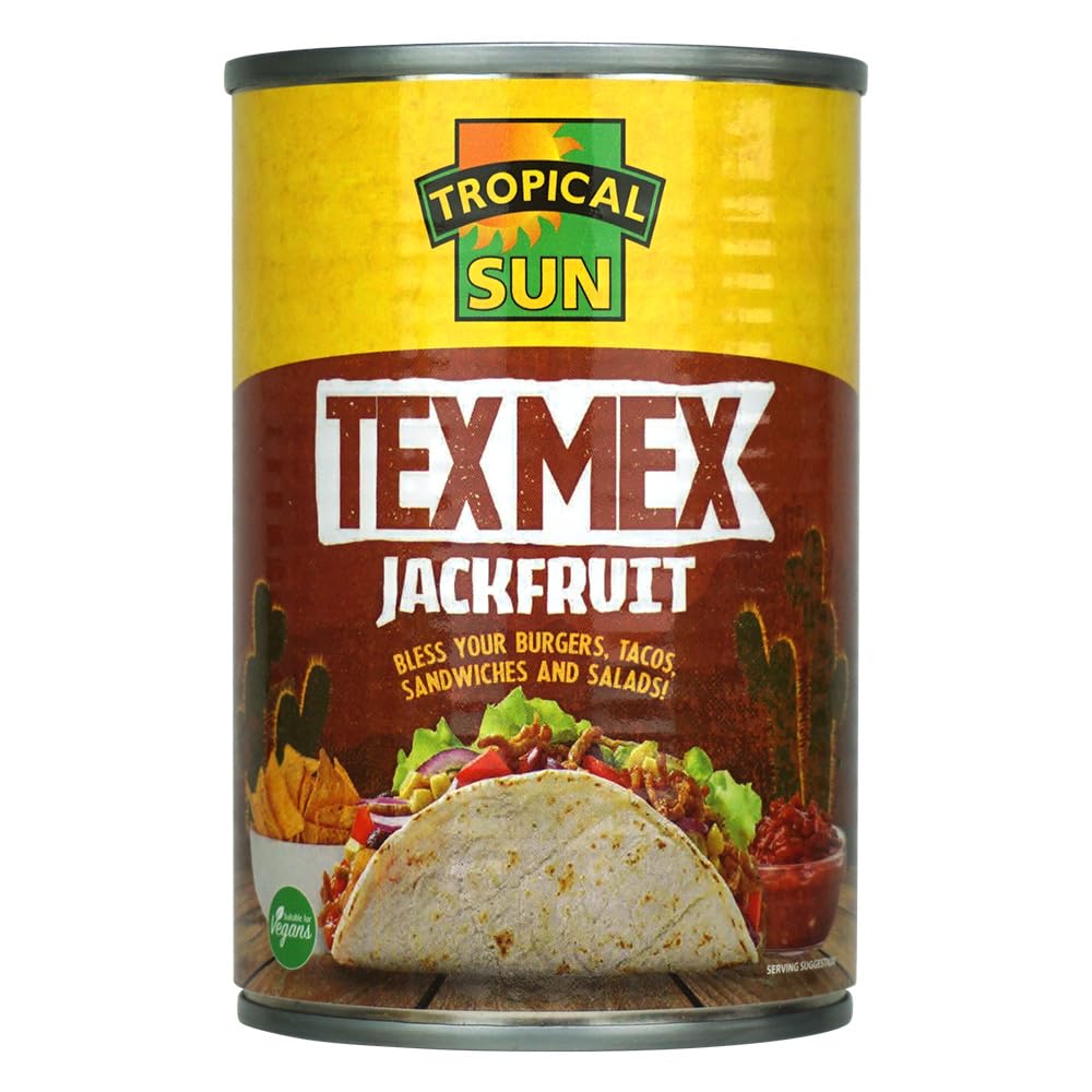 Tropical Sun Ready-to-Eat Tex Mex Jackfruit - 400g | Vegan & Vegetarian Friendly