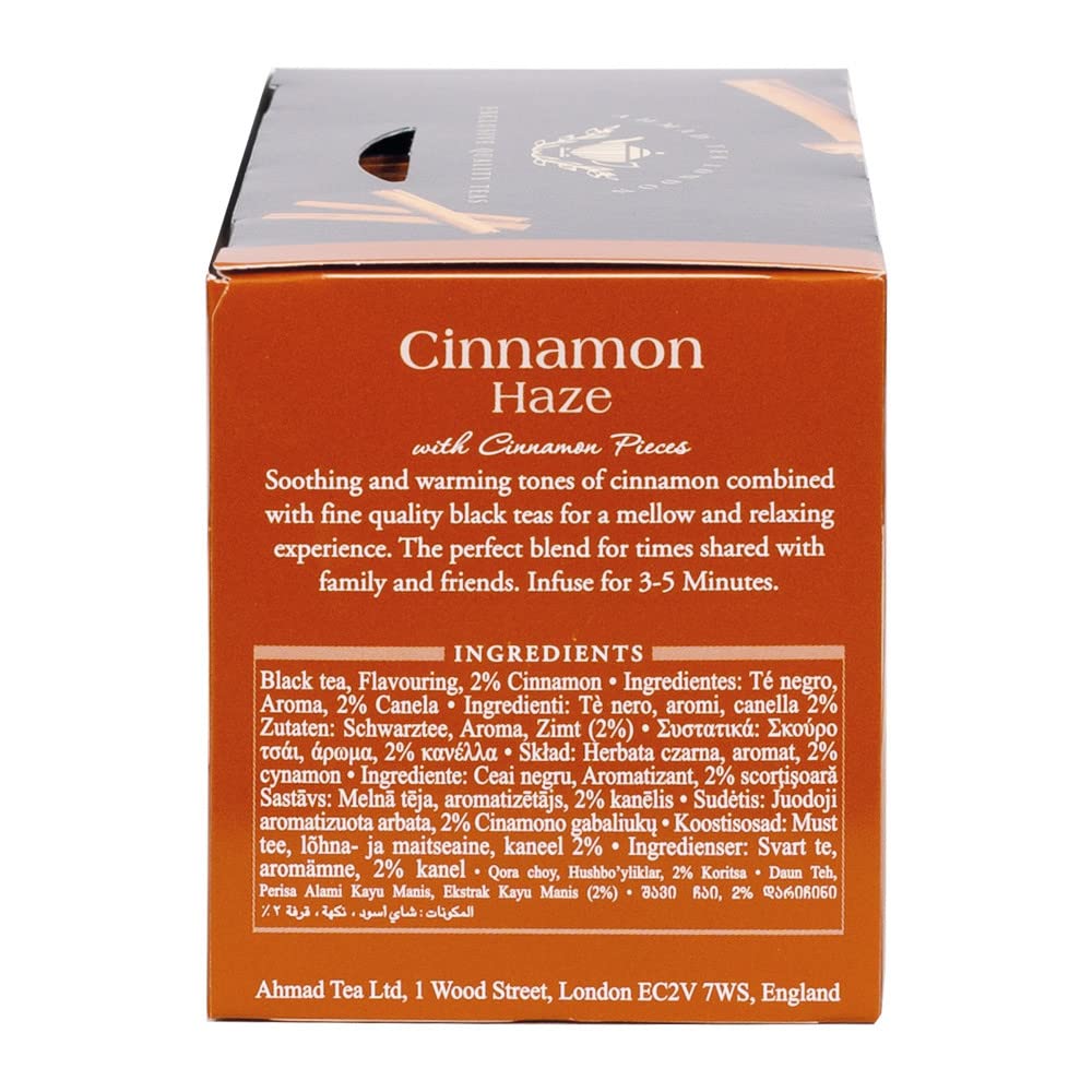 Ahmad Tea Cinnamon Haze Black Tea - 20 Teabags (Pack of 2) 7